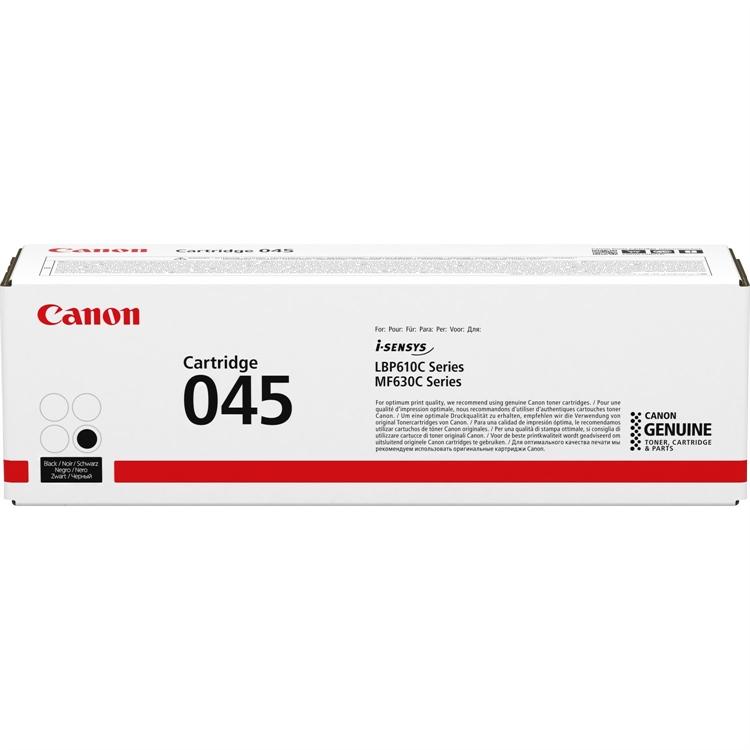 Värikasetti laser Canon CRG045BK LBP613/MF633 musta