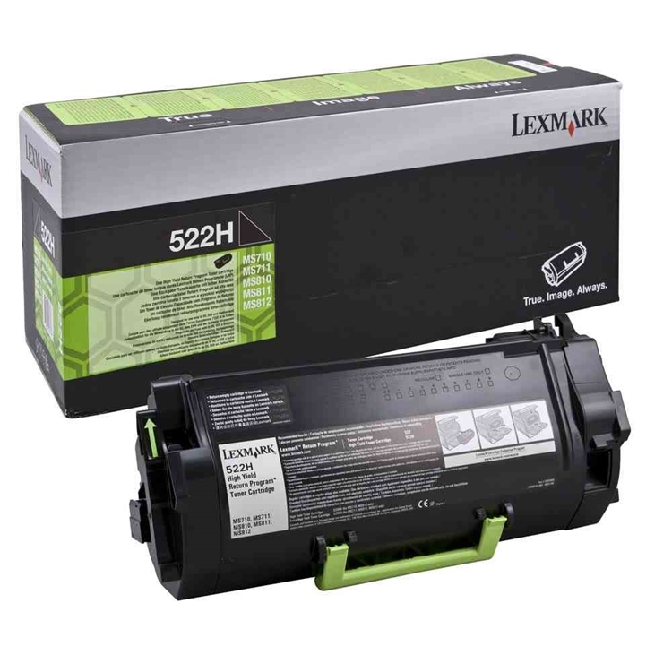 Värikasetti laser Lexmark 52D2H00 MS810/811/812 musta
