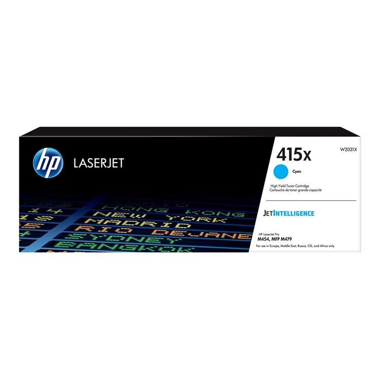 Värikasetti laser HP W2031X/415X CLJ M454/479 sininen