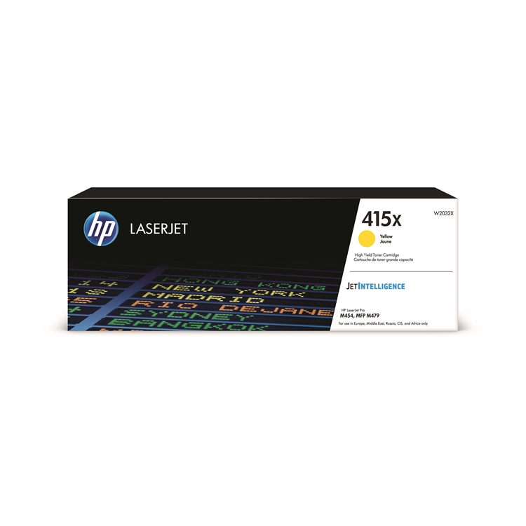 Värikasetti laser HP W2032X/415X CLJ M454/479 keltainen