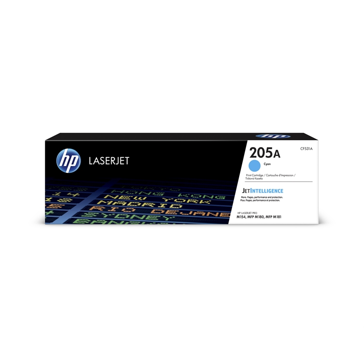 Värikasetti laser HP CF531A 205A sininen