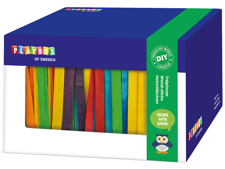 Askartelutikku 11,5cm värilajitelma 1000 kpl