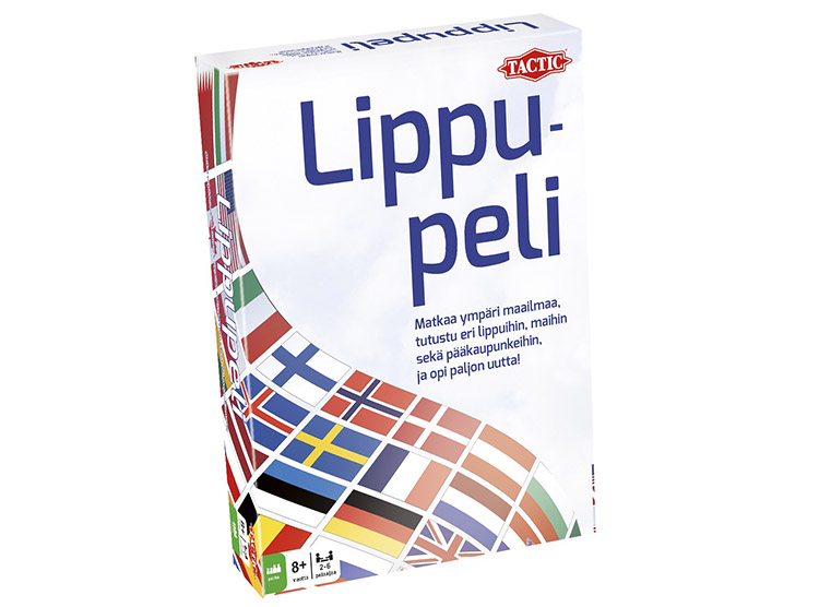 Korttipeli Maailman Liput - hauska tapa oppia maiden lippuja ja muuta tietoa