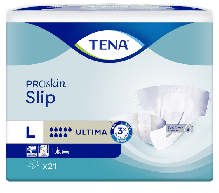 Inkontinenssisuoja TENA ProSkin Slip Ultima L /63 - erittäin vaikeaan virtsankarkailuun