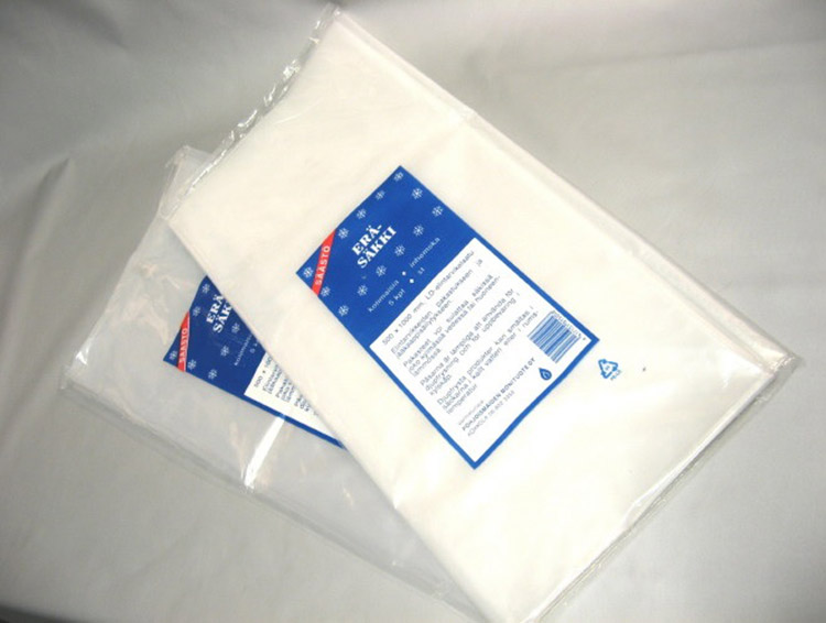 Pakastesäkki kirkas Erä 500x1000mm 5 kpl - vahva eräpakastesäkki isompaan pakastustarpeeseen