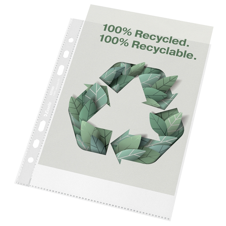 Kansiotasku Esselte Recycle A5 PP70 /100 kpl ltk - ilmastoneutraali, kierrätysmateriaalia