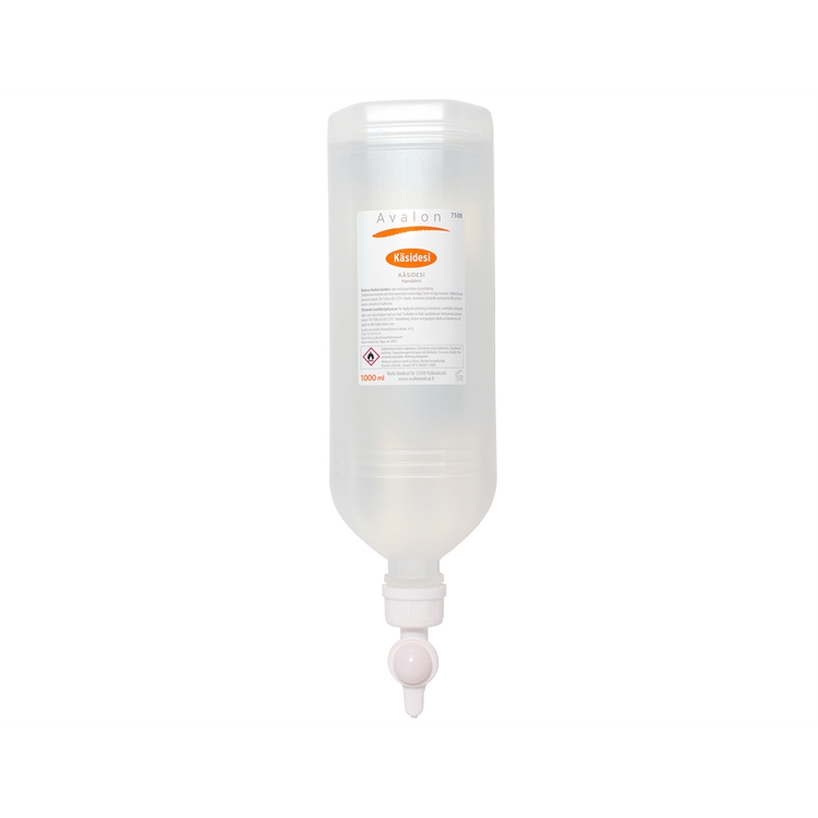 Avalon käsidesi dispenso 1000 ml - sisältää ihoa hoitavia öljyjä sekä glyseriiniä