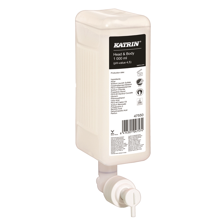 Suihkusaippua Katrin Head & Body 1000 ml