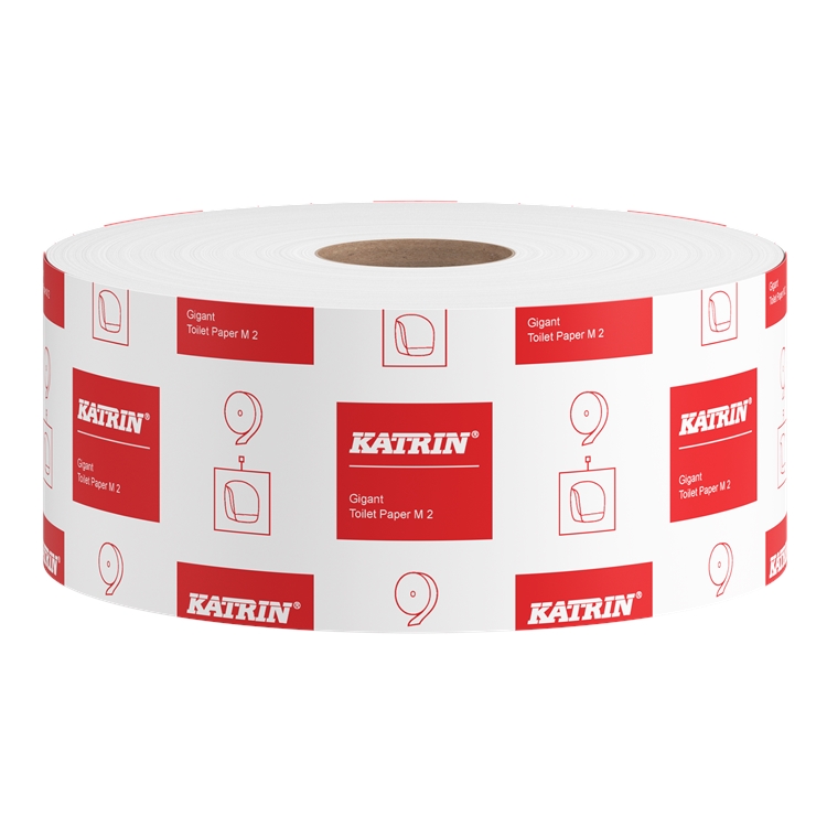 Wc-paperi Katrin Gigant M 2-krs /6 rll - kotimainen, laadukas ja erittäin riittoisa jättirulla
