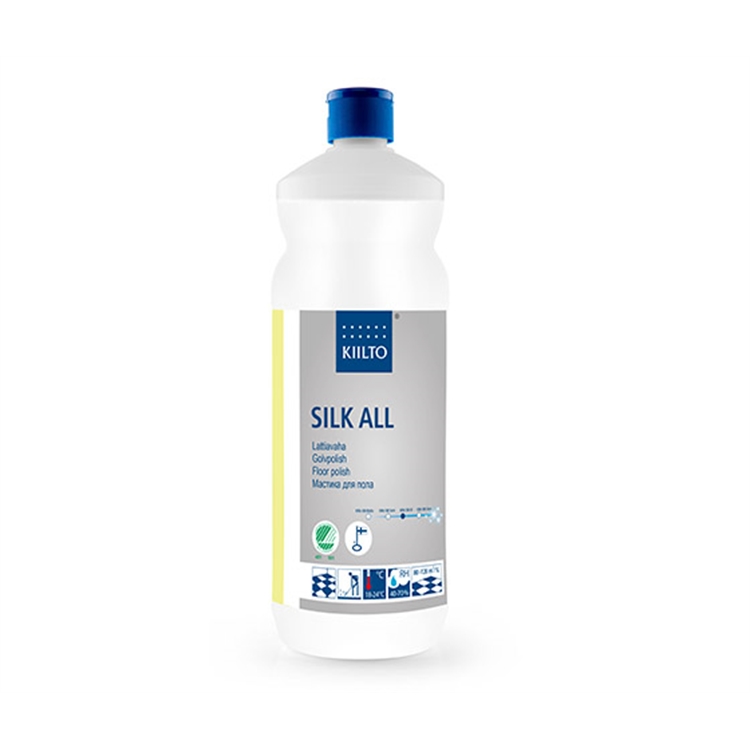 Lattiavaha Kiilto Pro Silk All 1 L - puolikiiltävä, helppolevitteinen, hyvin kulutusta kestävä