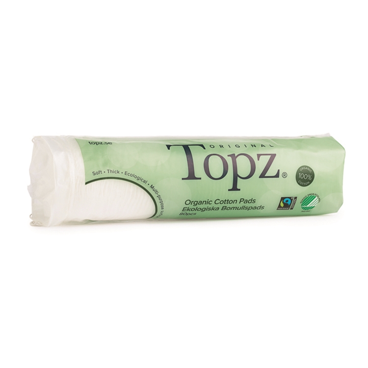 Vanulappu Topz eko Reilu kauppa /80 kpl pussi - 100% luonnonpuuvillaa