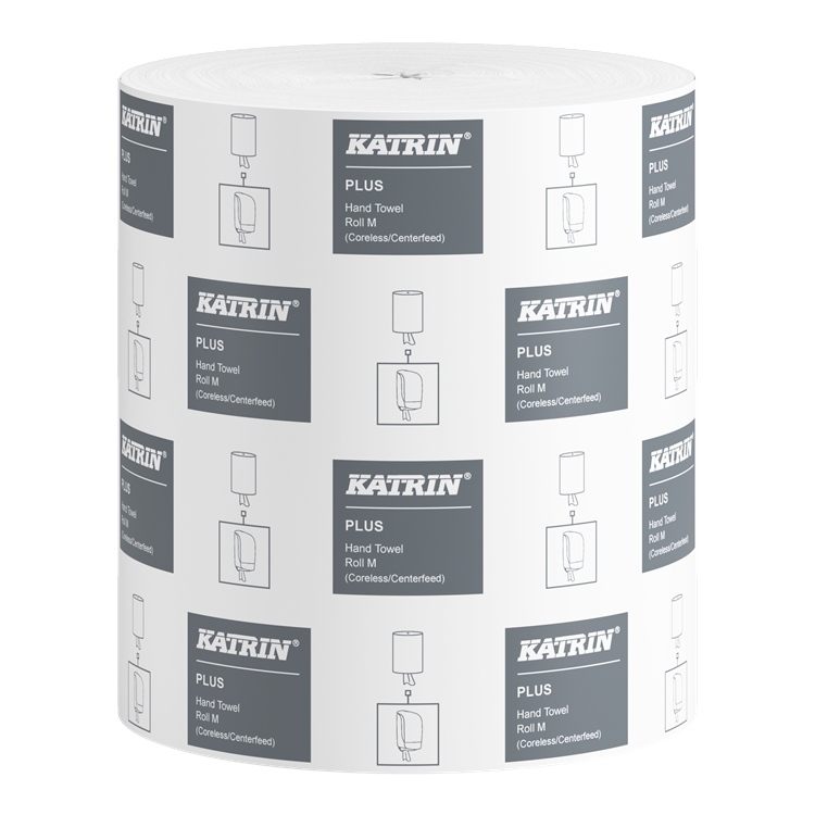Vetopyyhe Katrin Plus Hand Towel Roll M valkoinen/6 rll hyls
