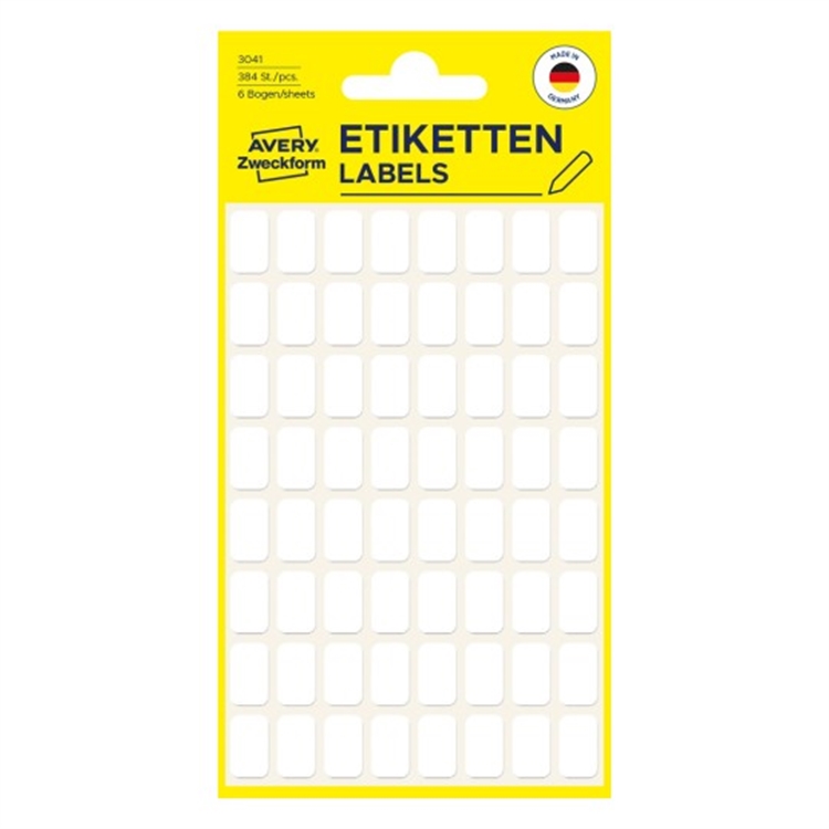 Etiketti Avery 3041 13X8/384