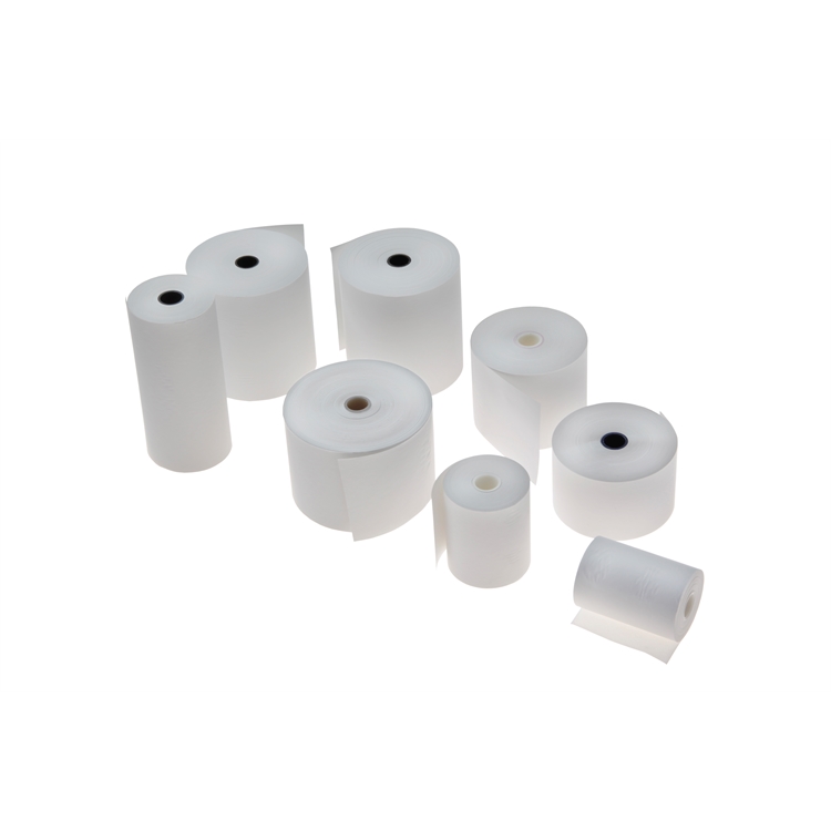 Lämpöpaperirulla 57x25/13 mm 5,5m - kotimainen BPA-vapaa Jujo Thermal paperi, säilyvyys 7 vuotta