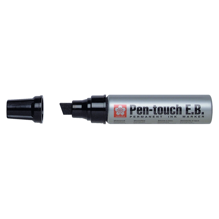 Huopakynä Sakura Pen-Touch E.B. 11,5 mm musta - erittäin voimakkaasti kiinnittyvä, ks poikkeukset