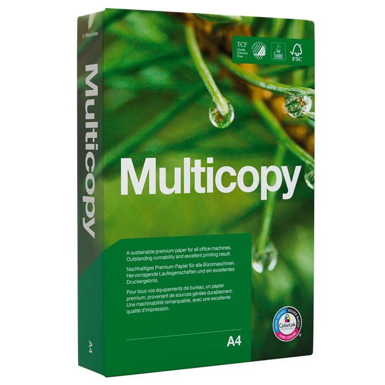 Kopiopaperi Multicopy Original A4 115 g /500 - ympäristöystävällinen kirkkaanvalkoinen paperi