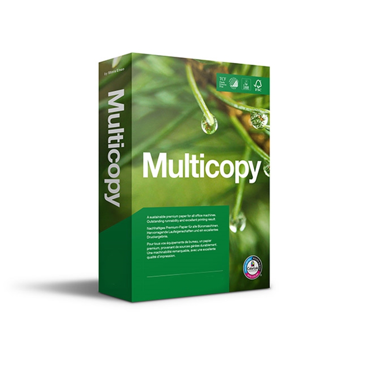 Kopiopaperi Multicopy Original A4 160g /250 - ympäristöystävällinen kirkkaanvalkoinen toimistopaperi