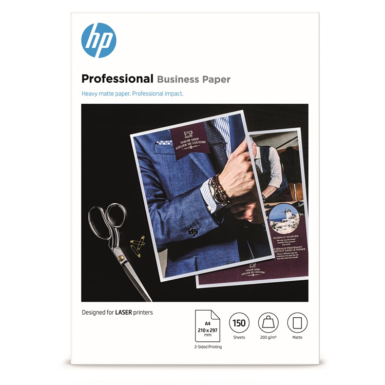 Photopaperi laser HP 7MV80A matta A4 200g /150 - tulosta ammattimaiset esitteet ja mainosmateriaalit