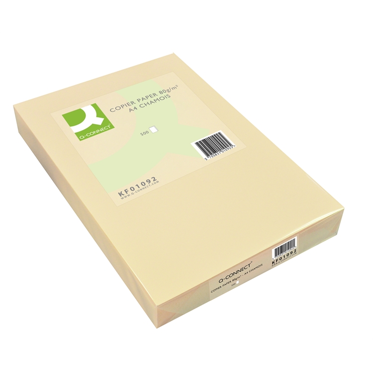 Kopiopaperi Q-CONNECT A4 80g säämiskä /500