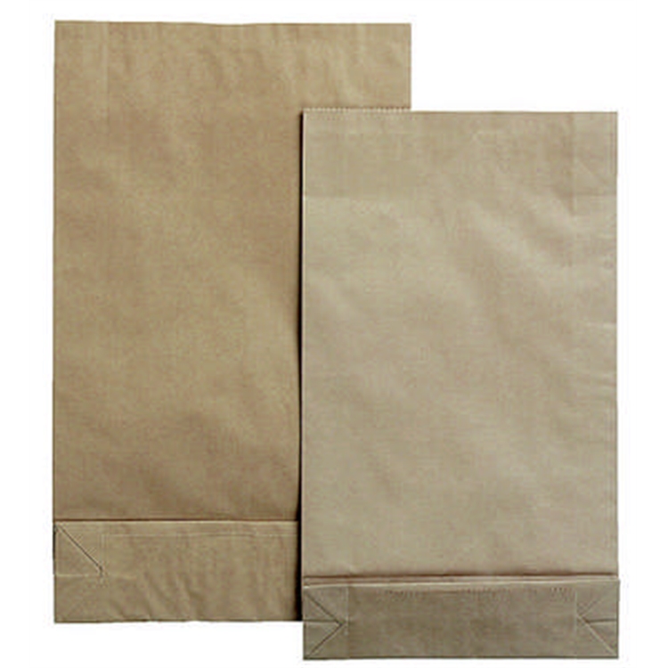 Tuplapussi 250X380X70 tarra ruskea
