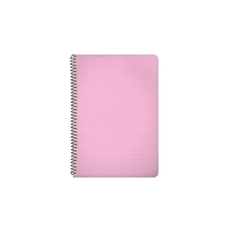 Kierrevihko A5/80 muovikantinen rosa - kotimainen, Joutsenmerkki