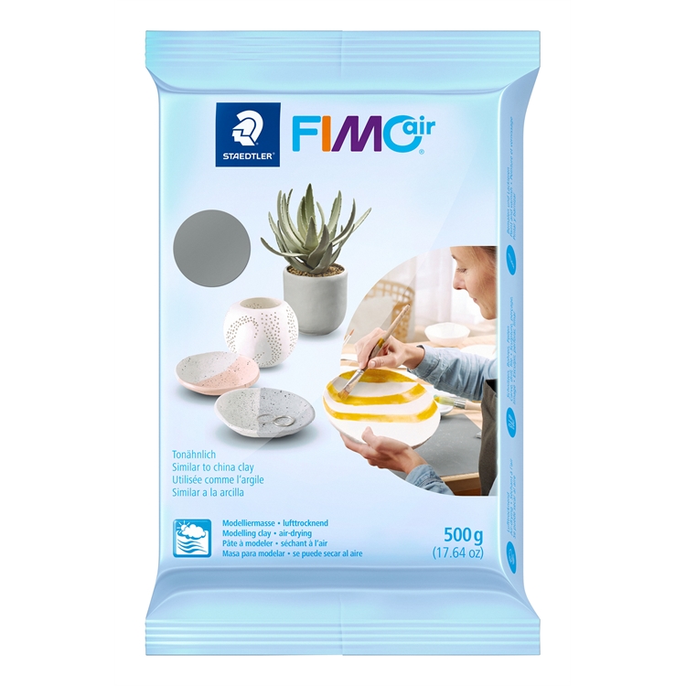 Muovailumassa Fimo air harmaa 500 g