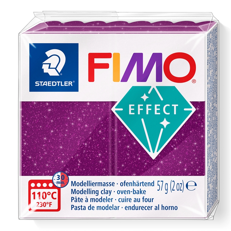 Askartelu- ja muovailumassa Staedtler Fimo effect galaxy violet - uunissa kovetettava