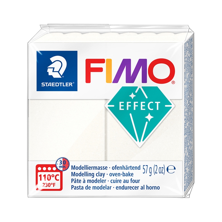 Askartelu- ja muovailumassa Staedtler Fimo effect helmiäisvalkoinen - uunissa kovetettava