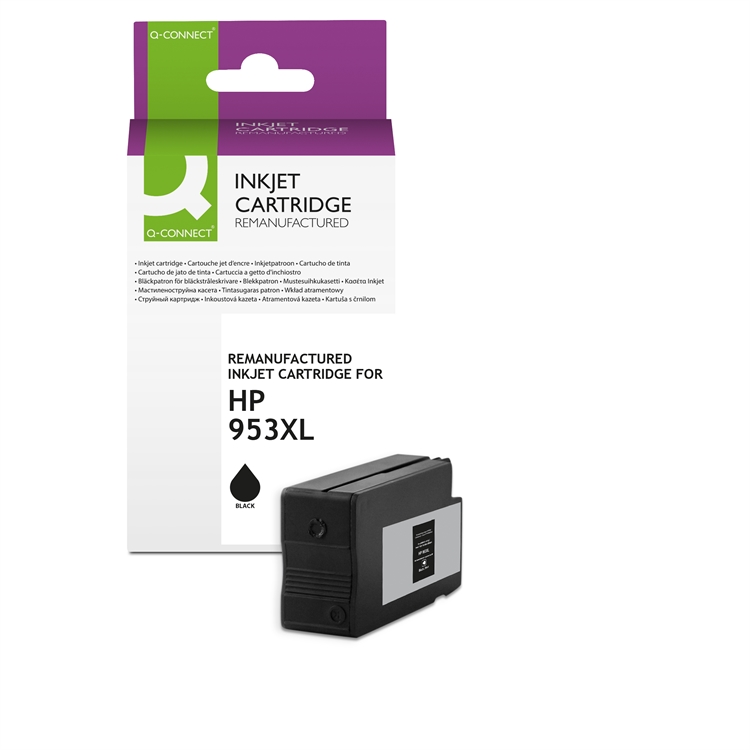 Mustekasetti Q-CONNECT HP 953XL /L0S70AE#BGX musta
