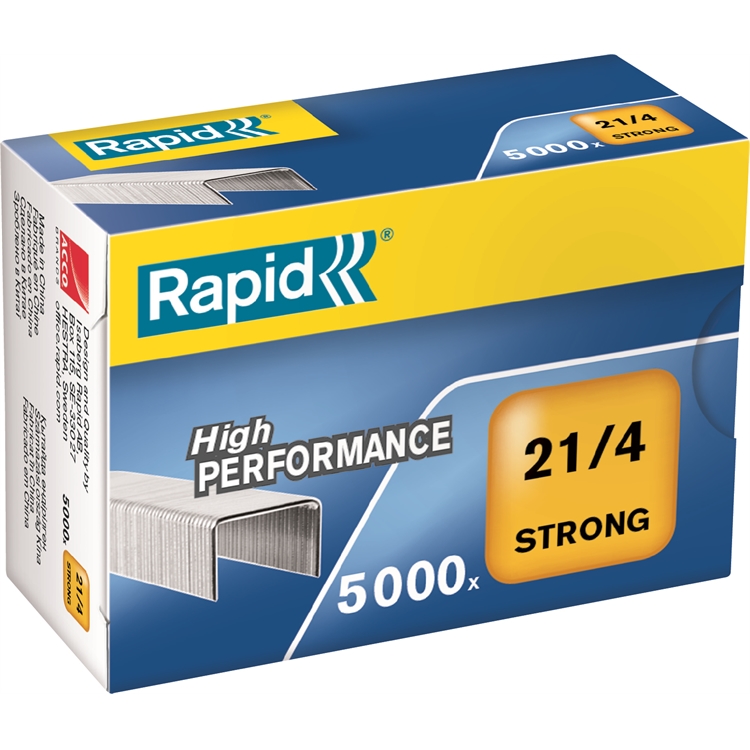 Niitti Rapid Strong 21/4mm /5000 kpl rasia - kapasiteetti 20 arkkia