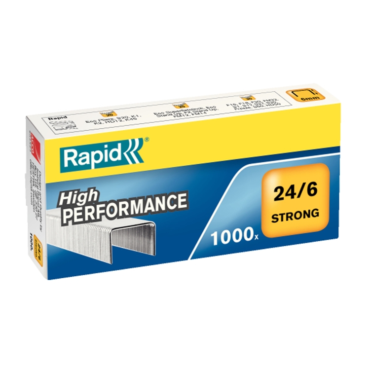 Niitti Rapid Strong 24/6 1000 kpl rasia - kapasiteetti 30 arkkia