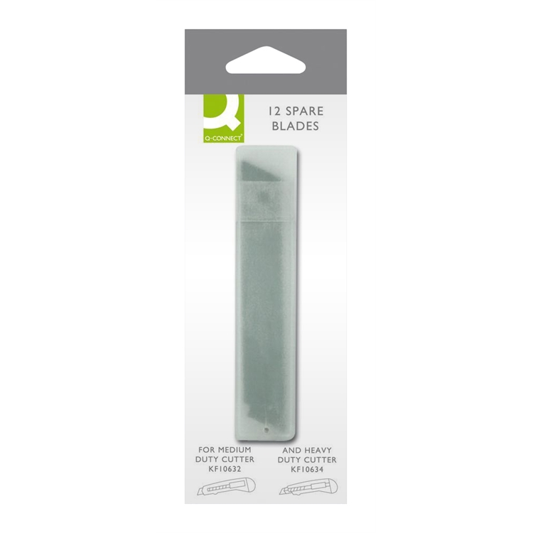 Varaterä pahviveitsi Q-CONNECT 18 mm /12