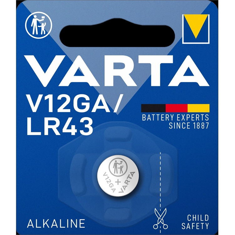Paristo Varta Electronics V12GA LR43