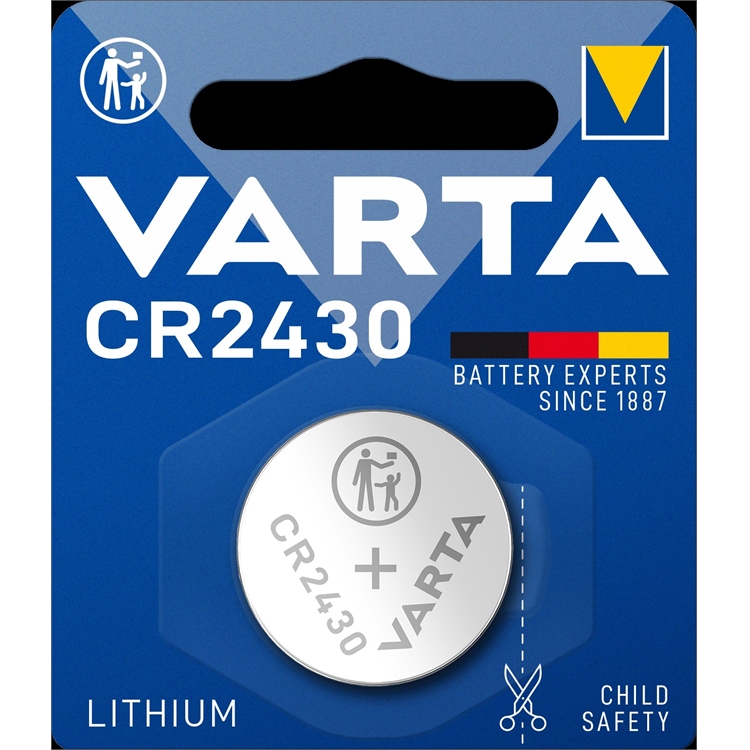 Paristo Varta Electronics Litium CR2430