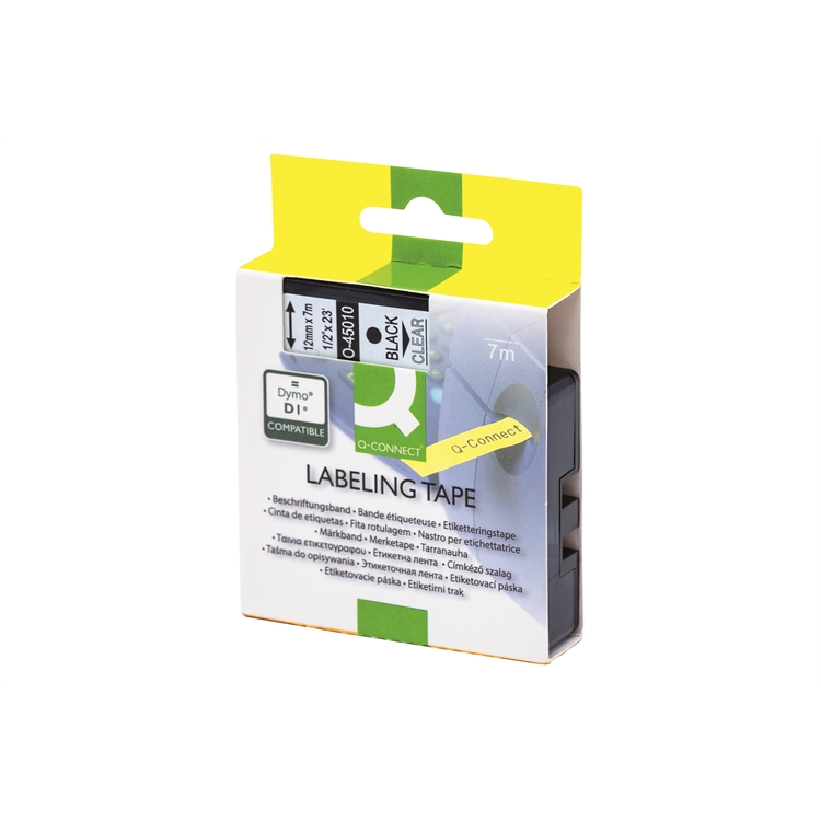 Tarrakasetti Q-CONNECT 45010 12mm kirkas /mus