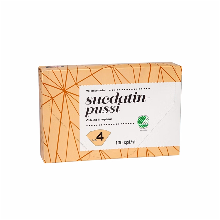 Suodatinpussi Menu 1x4 / 100 - valkaisematon