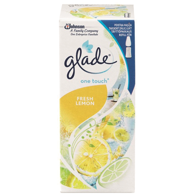 Ilmanraikastin Glade One Touch Sitruuna täyttö 10ml