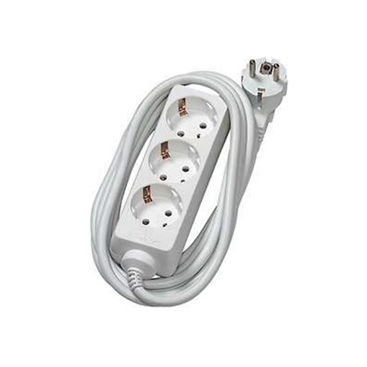 Sähköjohto Airam-3-os/5M/45°maadoitettu valkoinen