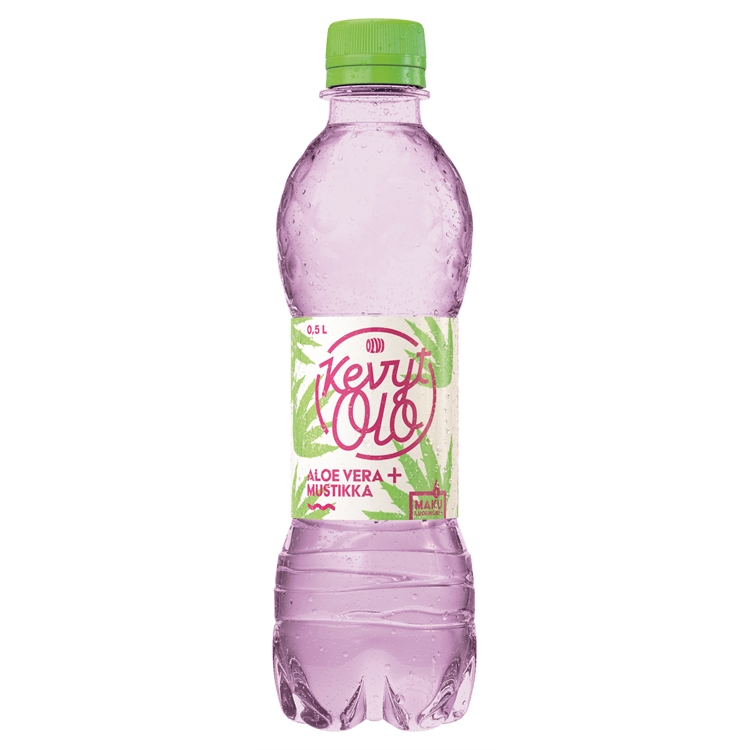 Kivennäisvesi Olvi KevytOlo Aloe Vera + mustikka 0,5 l /24 plo kenno (pantti ei sis) - uusi maku