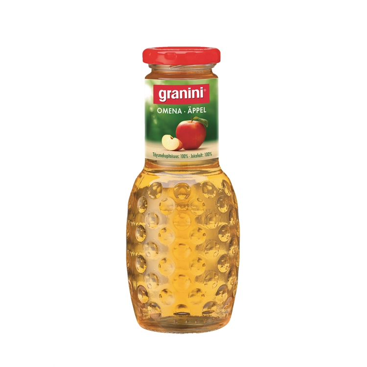 Täysmehu Granini omena 2.5 dl - 100 % täysmehua, ei lisä- eikä säilöntäaineita