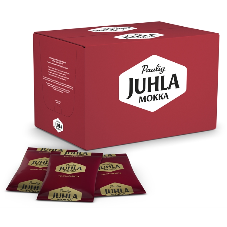 Kahvi Juhla Mokka Tumma Paahto hieno jauhatus 100g /44 pss ltk - täyteläinen, paahteinen
