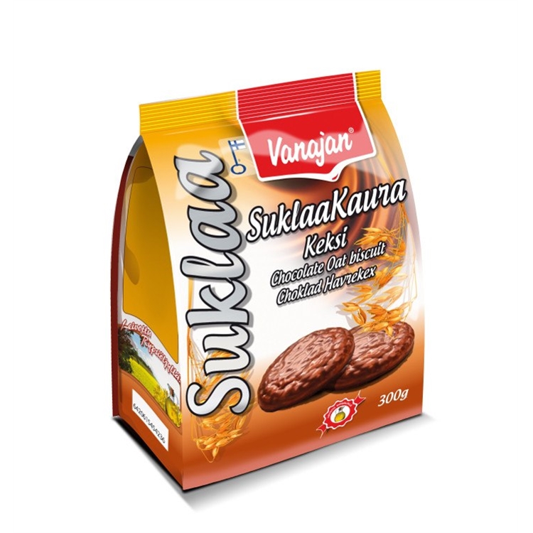 Suklaakaurakeksi Vanajan 300g - rypsiöljyllä paistettu