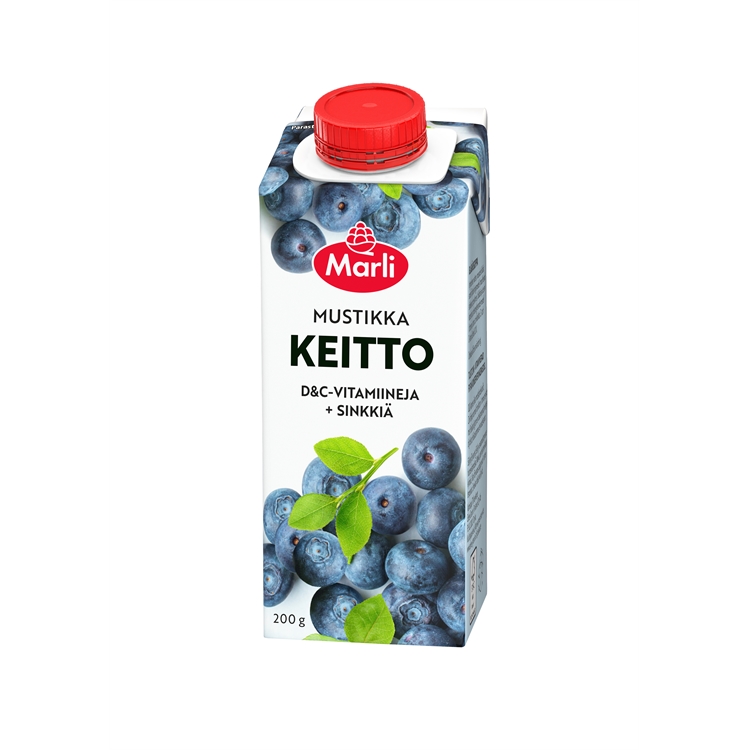 Marjakeitto Marli mustikka D&C 200g - vahvistaa vastustuskykyä (vitamiinit ja sinkki)