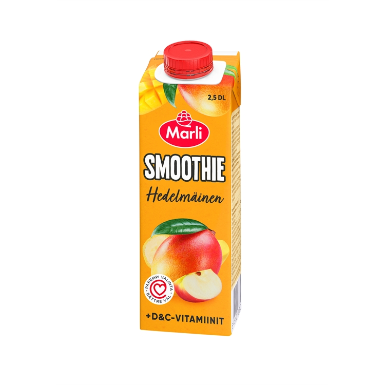 Smoothie Marli hedelmäinen D- ja C-vitamiini 2,5 dl - ei lisättyä sokeria