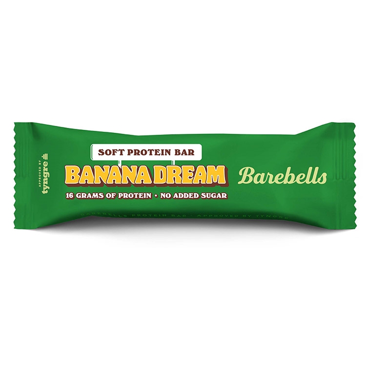 Proteiinipatukka Barebells Soft Banana Dream 55g - ei lisättyä sokeria, 16 g proteiinia