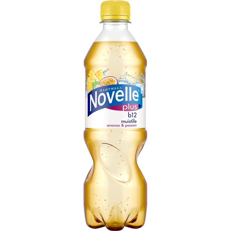 Kivennäisvesi Novelle Plus B12 Ananas-Passion 0,5 L /24 kpl (pantti ei sis)