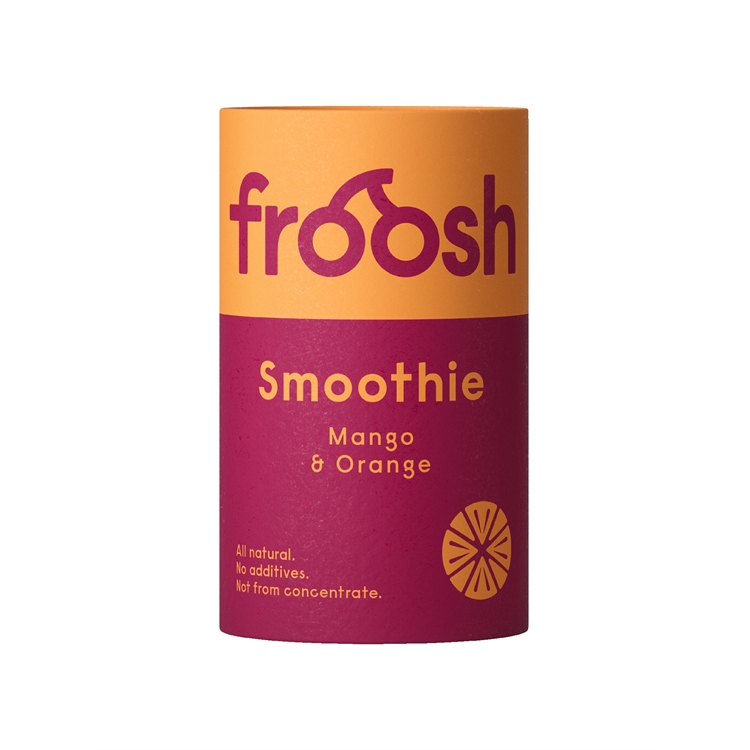 Froosh Smoothie mango-appelsiini 150ml - ei lisäaineita, ei sokeria, FSC-sertifioitu kartonkipakkaus
