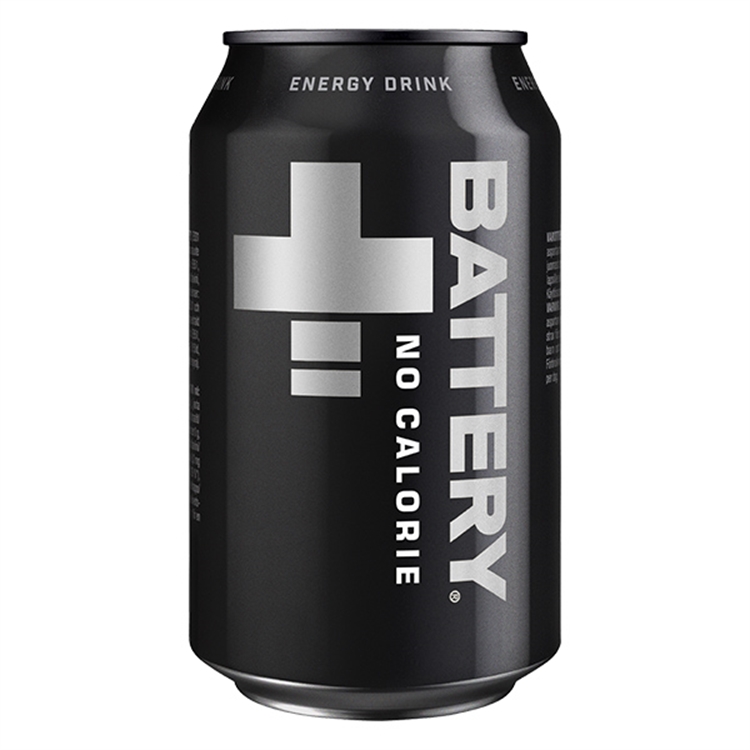 Energiajuoma Battery No Calorie 0,33l /24 kpl ltk - kofeiinia, vitamiineja, tauriineja, ei sokeria
