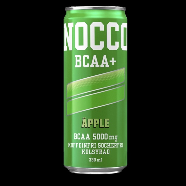 Energiajuoma Nocco BCAA+ Omena 0,33 L /24 kpl (pantti ei sis) - kofeiiniton, aminohappoja
