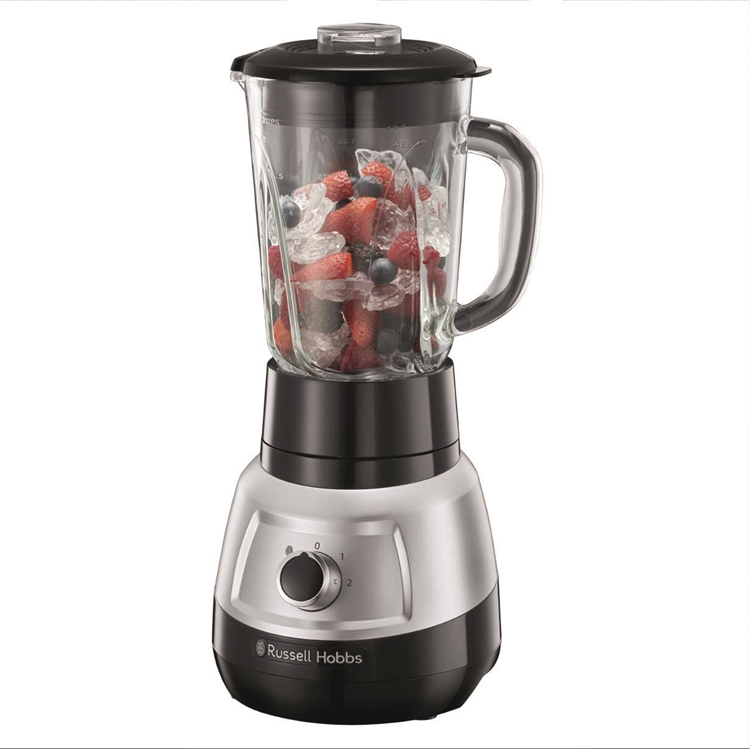 Tehosekoitin Russell Hobbs Velocity - 1,5 L lasikaadin, irroitettava leikkuri, osat konepestäviä